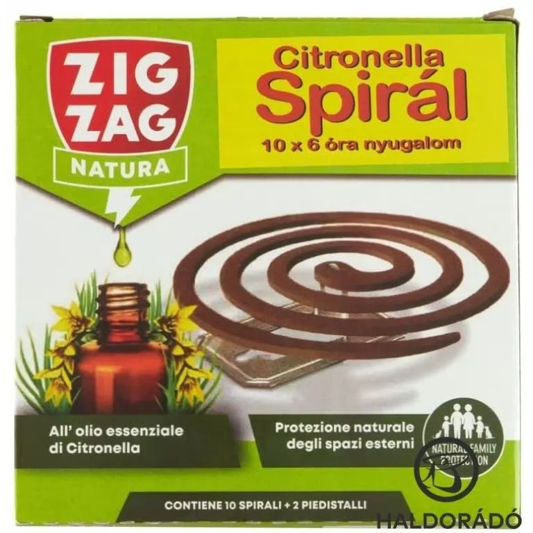 Zig Zag Füstölő spirál - Citronella / 1